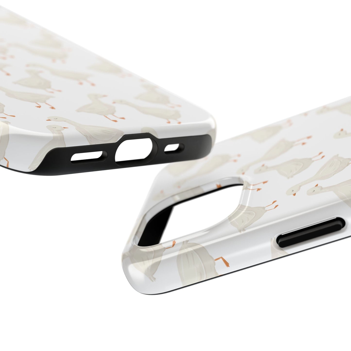 White Goosey - Tough Phone Cases
