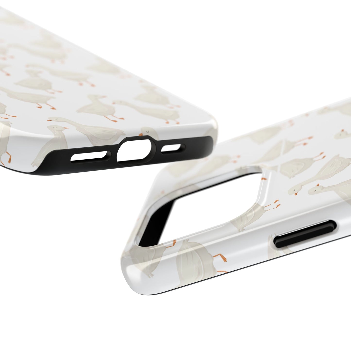 White Goosey - Tough Phone Cases