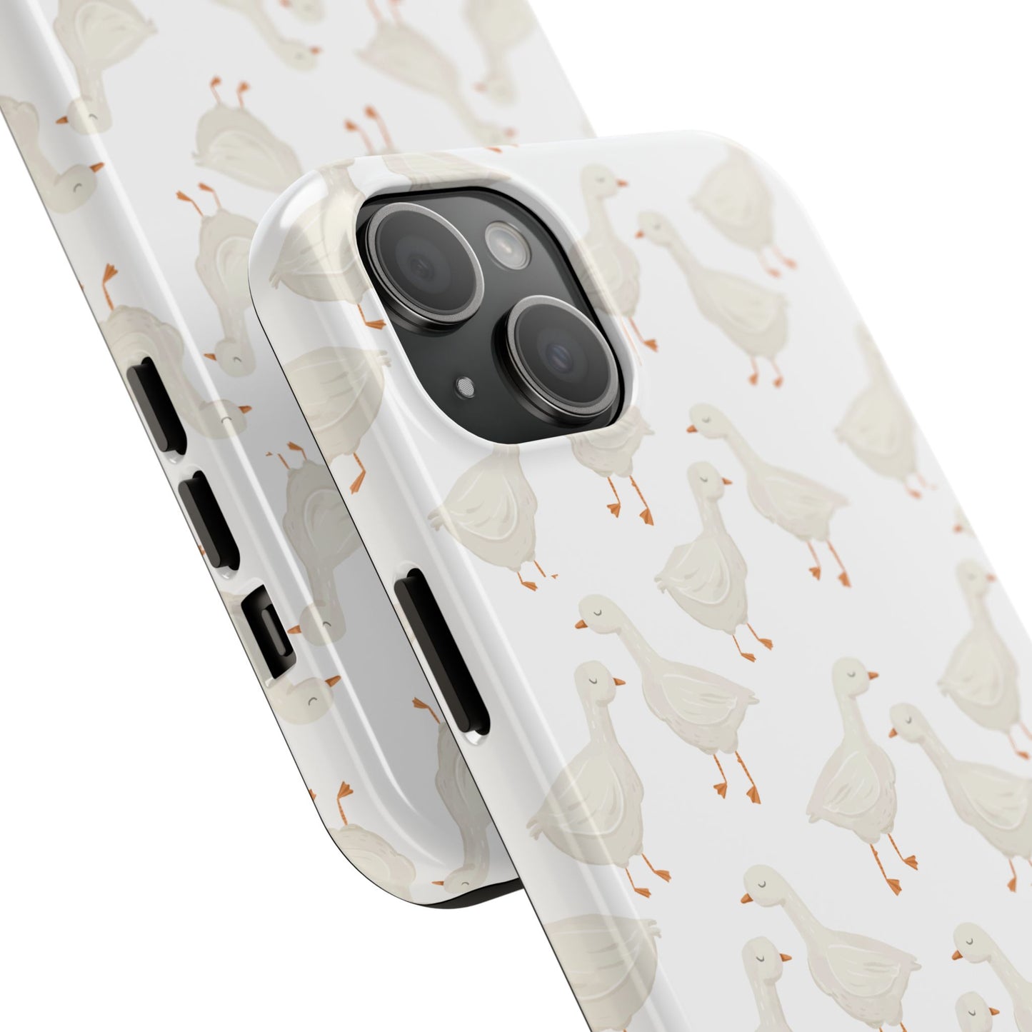 White Goosey - Tough Phone Cases