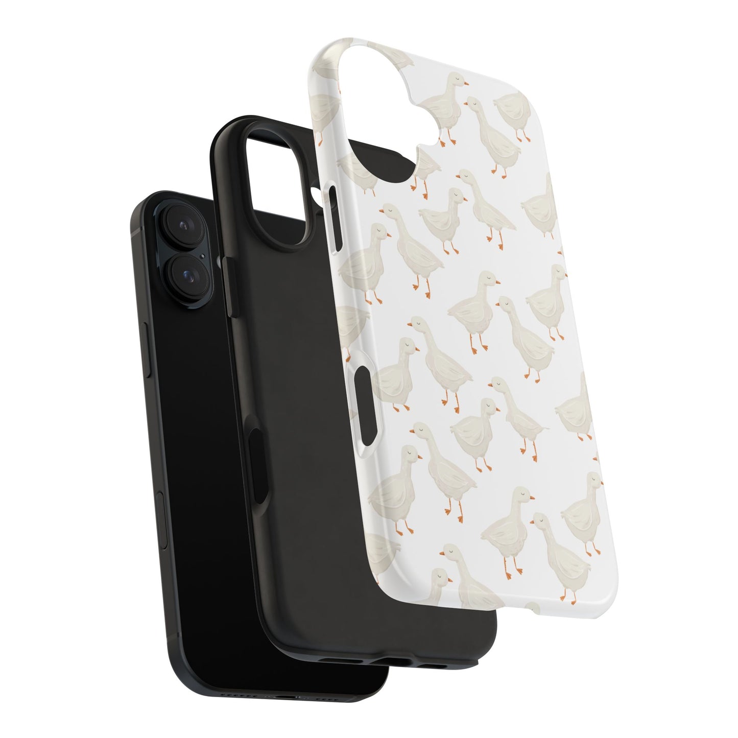 White Goosey - Tough Phone Cases