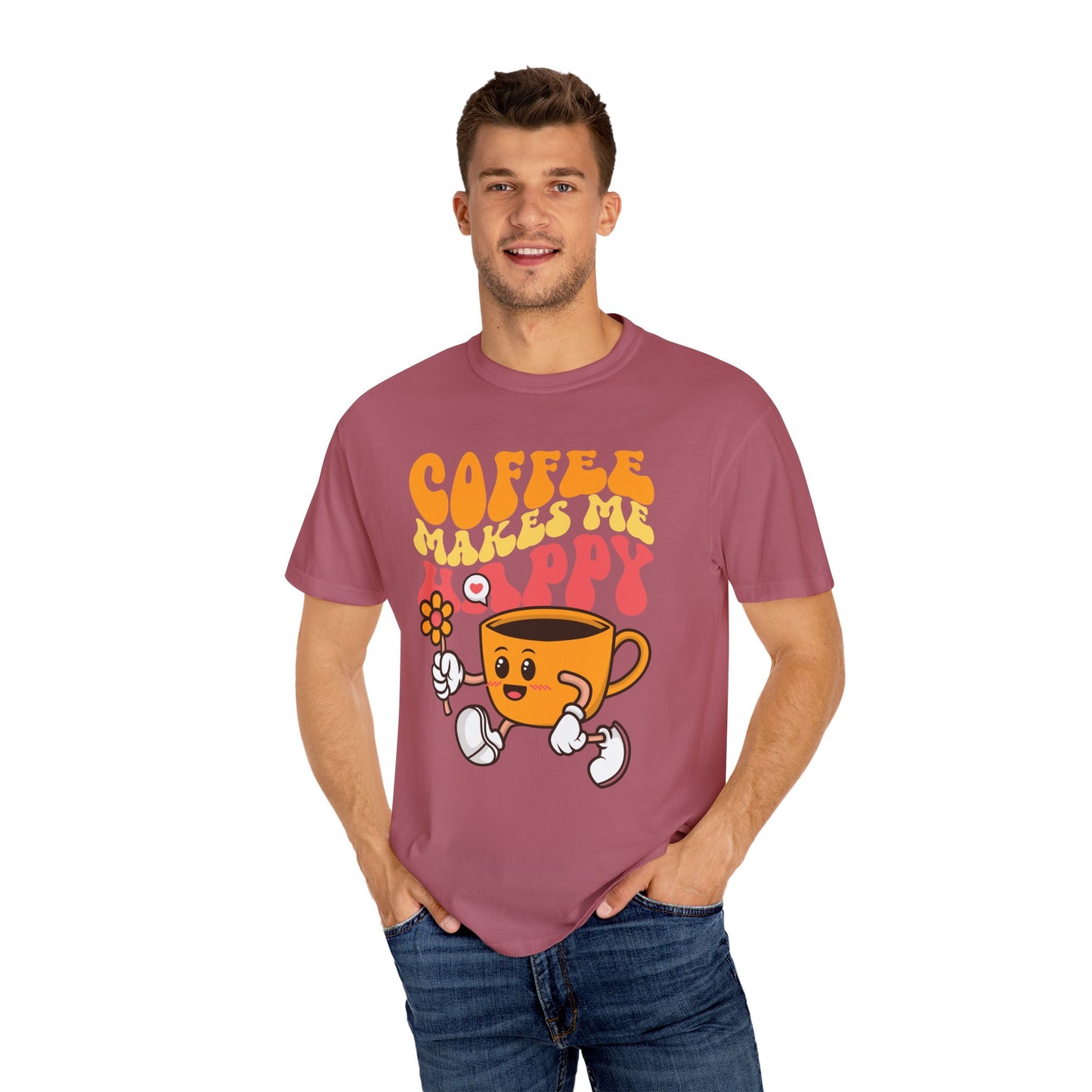 Coffee Makes Me Happy - T-shirt