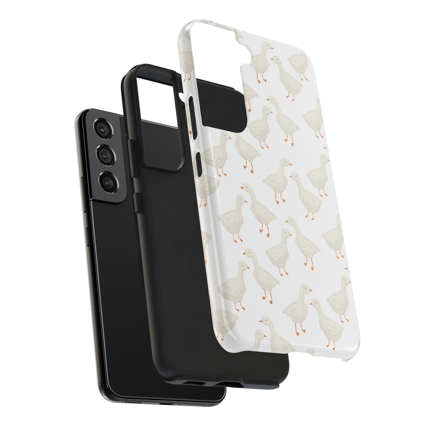 White Goosey - Tough Phone Cases