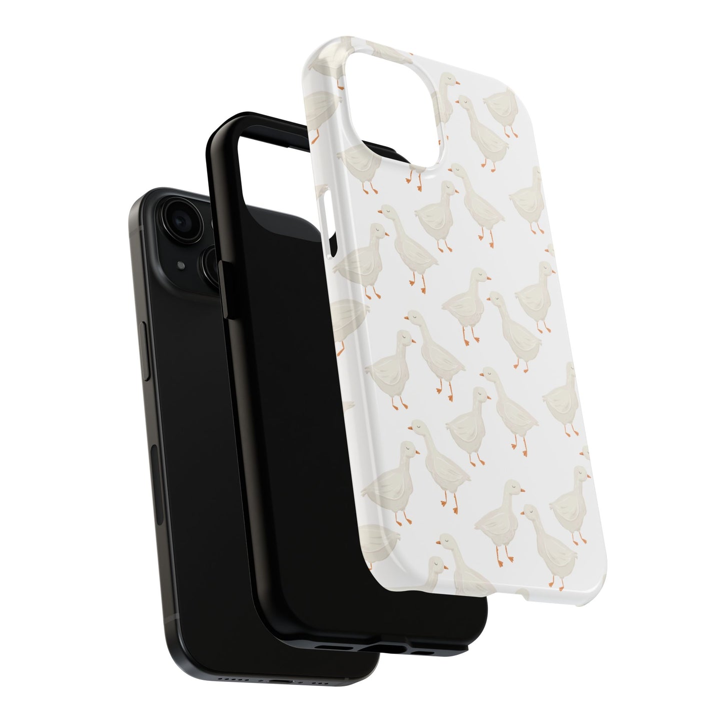White Goosey - Tough Phone Cases
