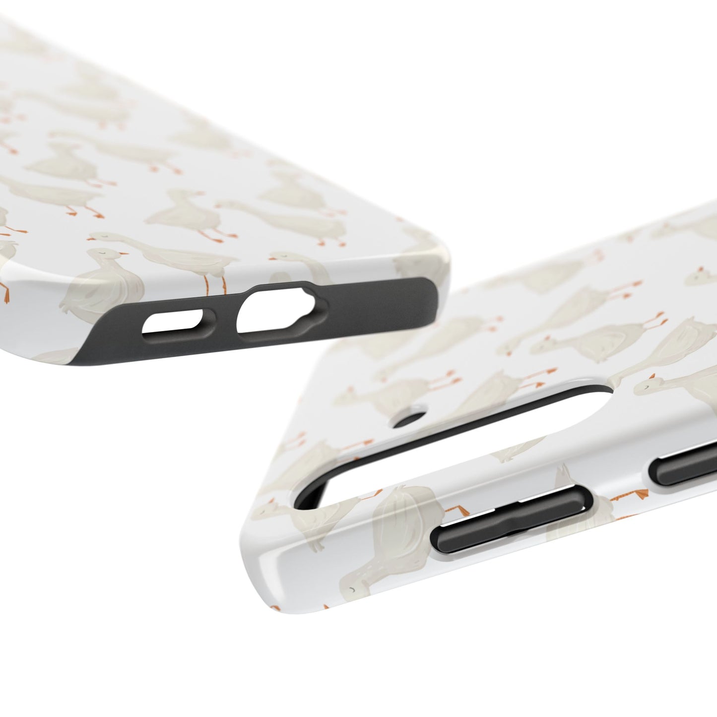 White Goosey - Tough Phone Cases