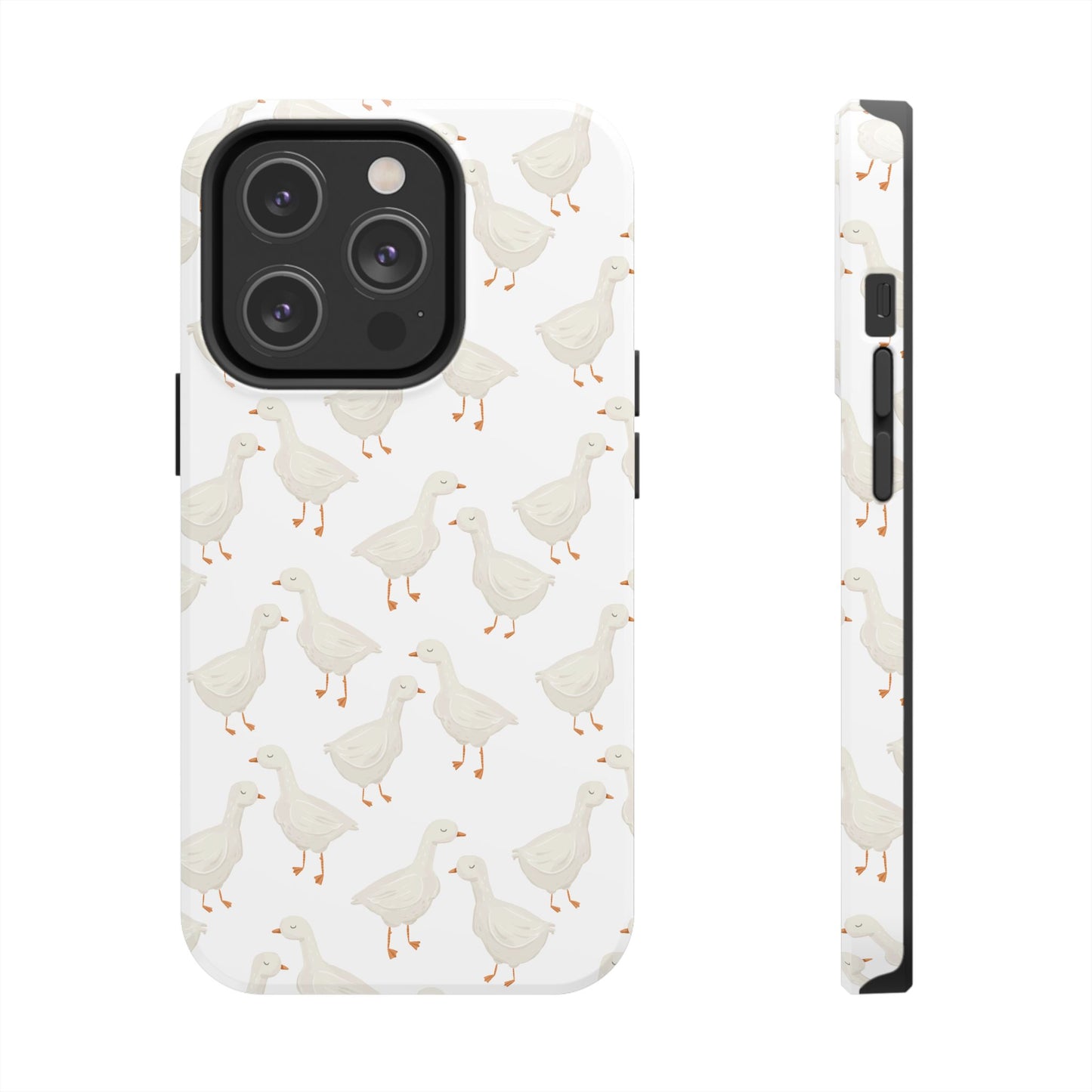 White Goosey - Tough Phone Cases