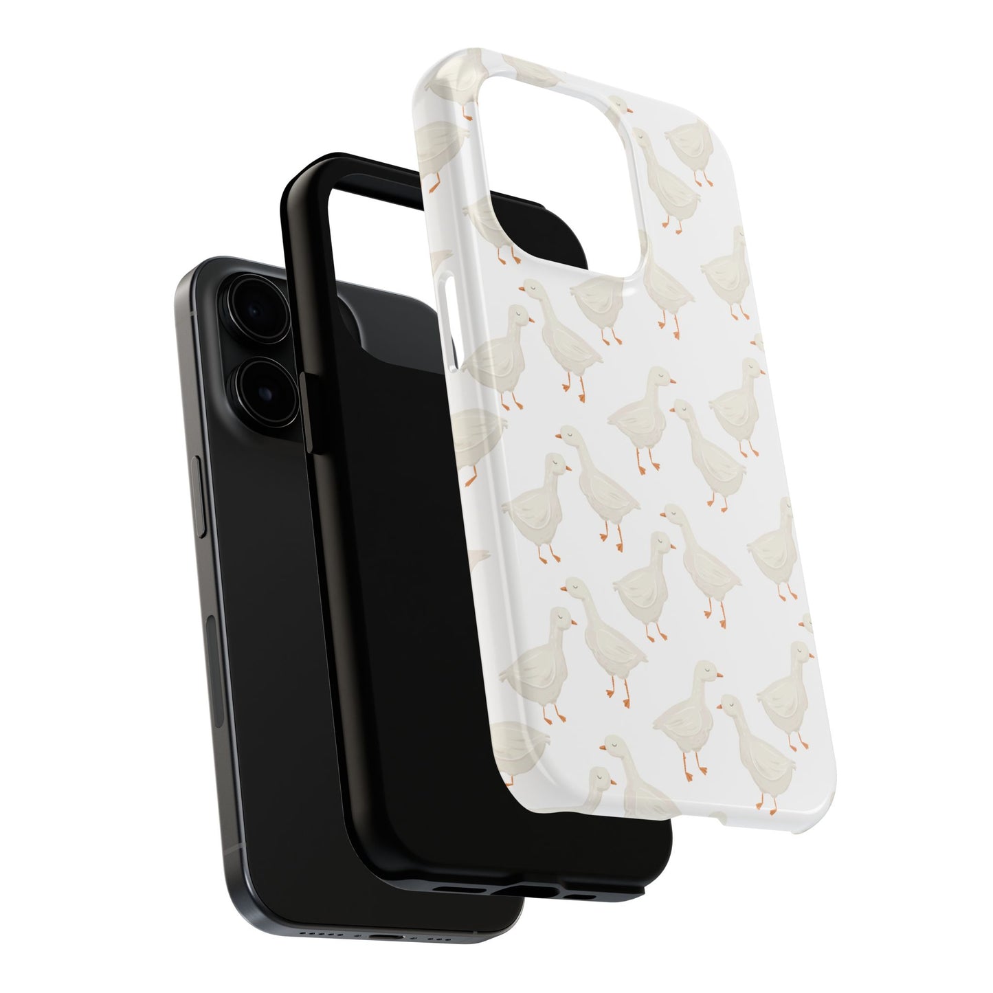 White Goosey - Tough Phone Cases