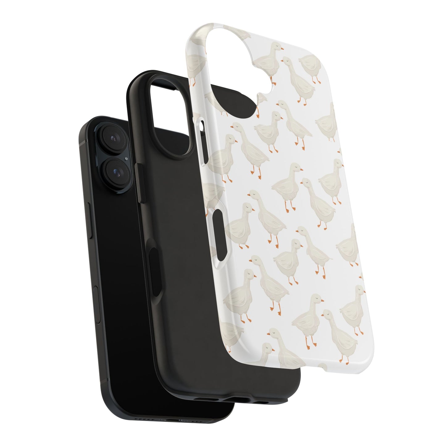 White Goosey - Tough Phone Cases