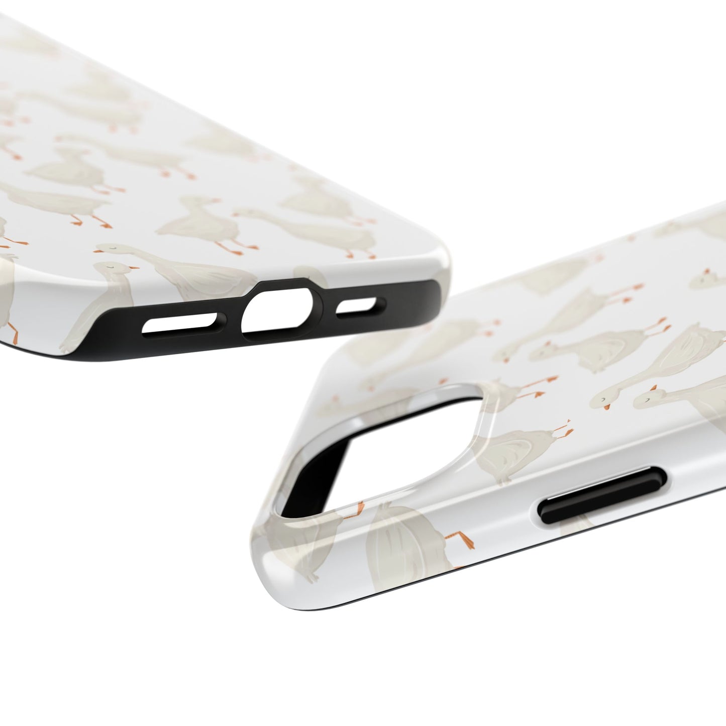 White Goosey - Tough Phone Cases