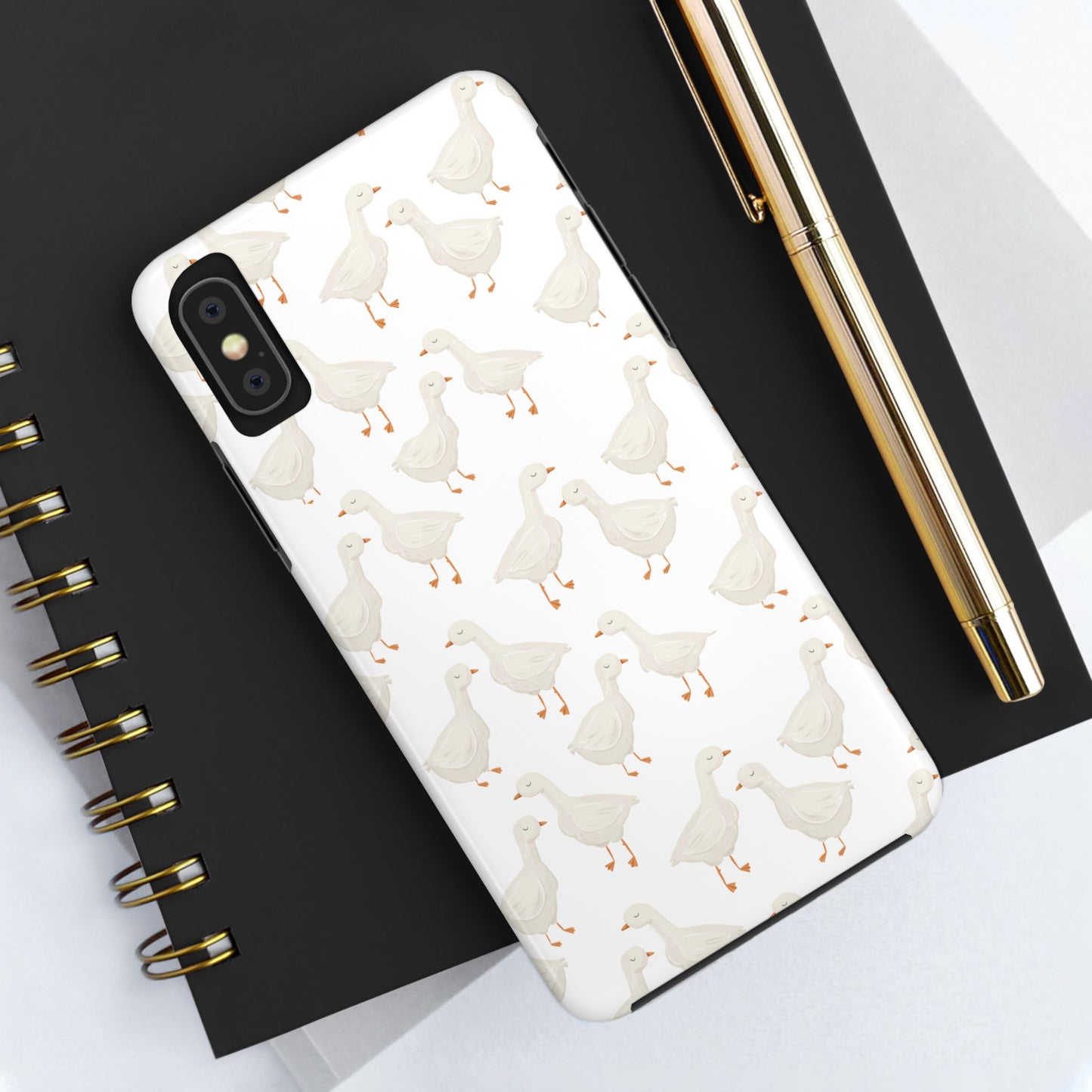 White Goosey - Tough Phone Cases