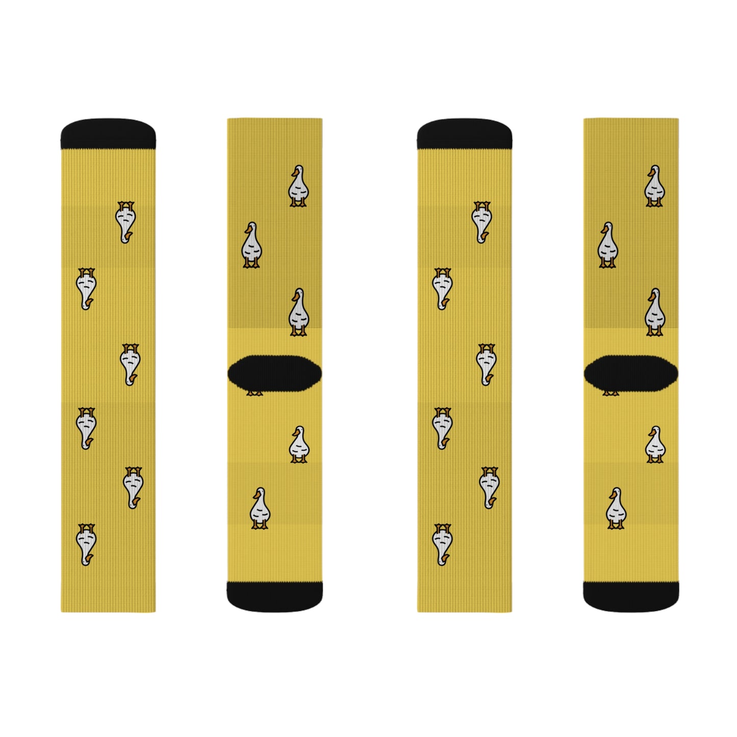 Mother Duck Striped Socks