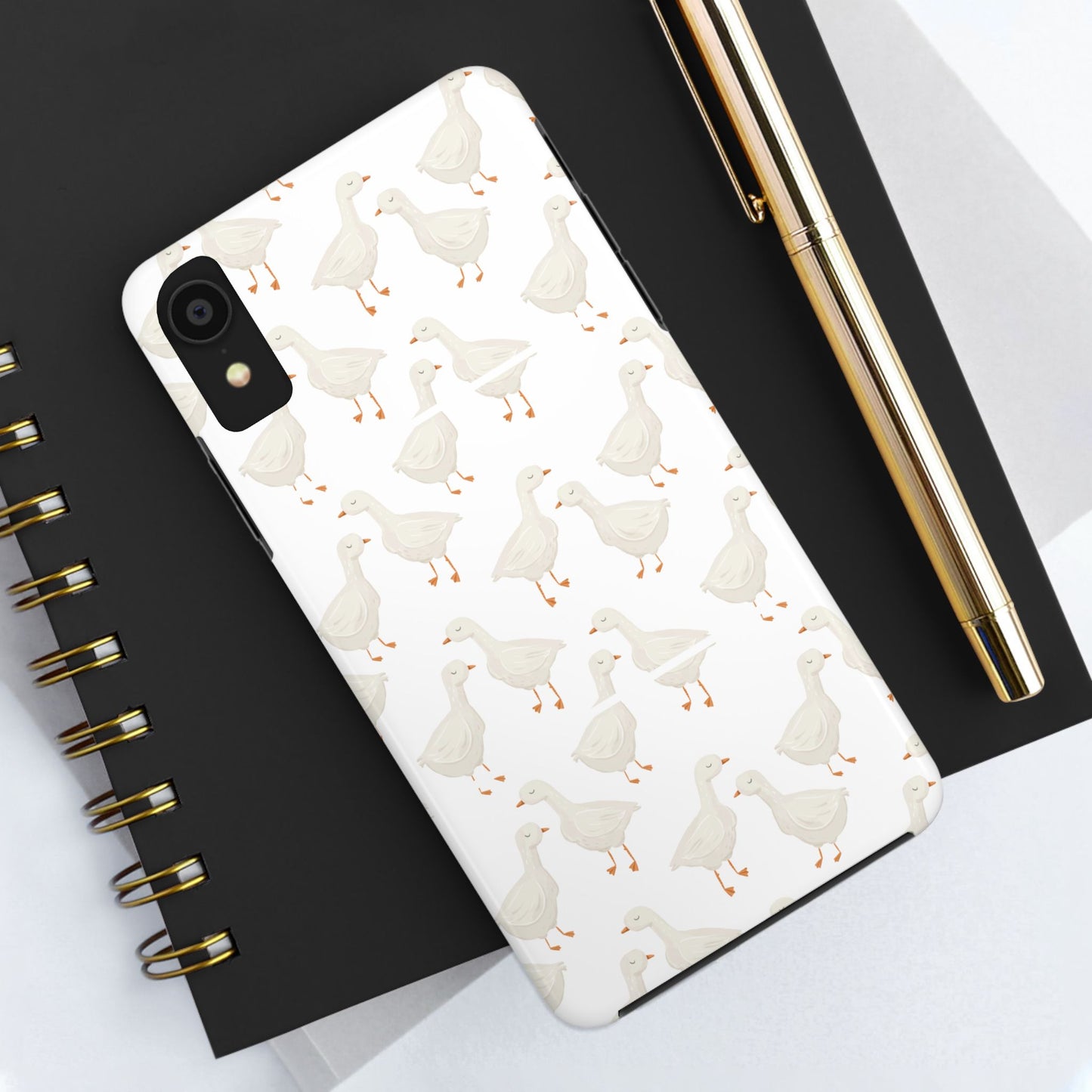 White Goosey - Tough Phone Cases