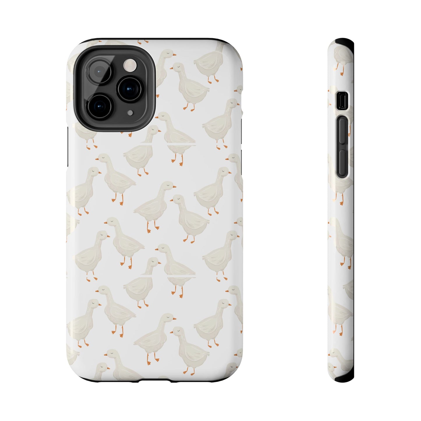 White Goosey - Tough Phone Cases