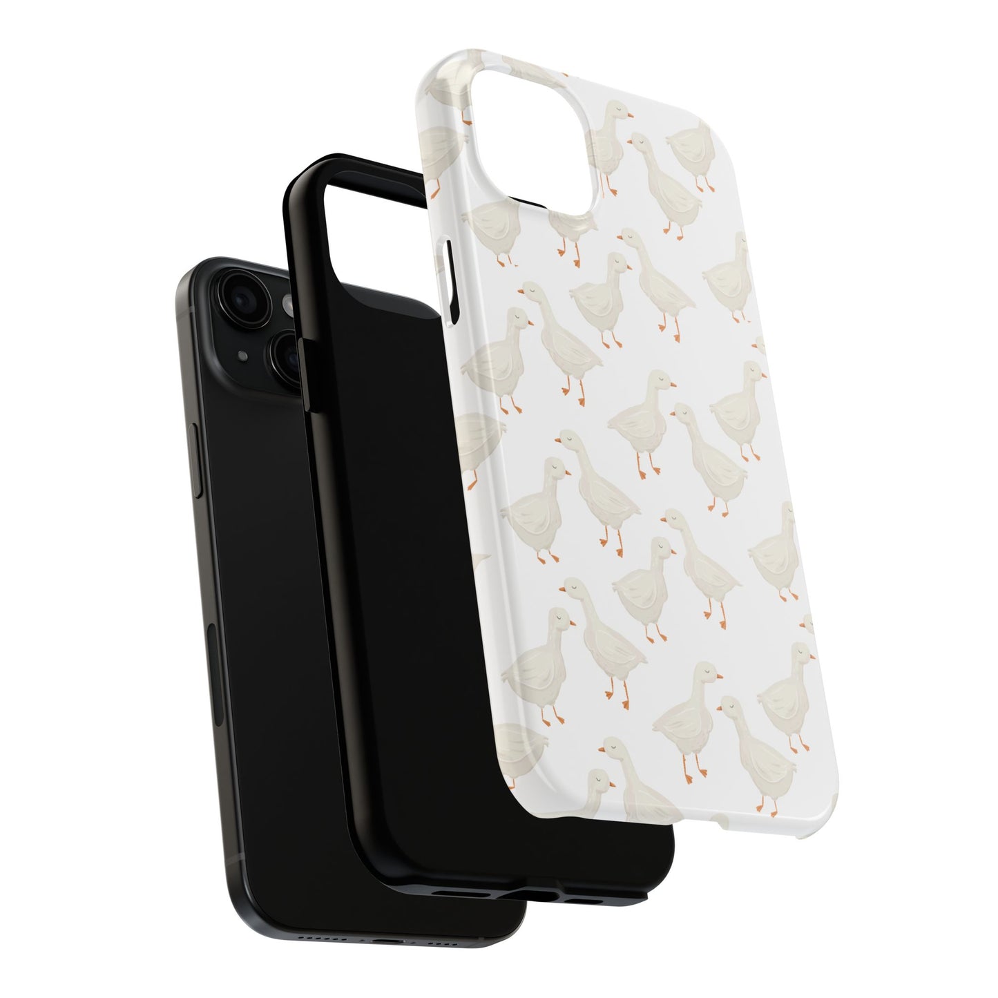 White Goosey - Tough Phone Cases