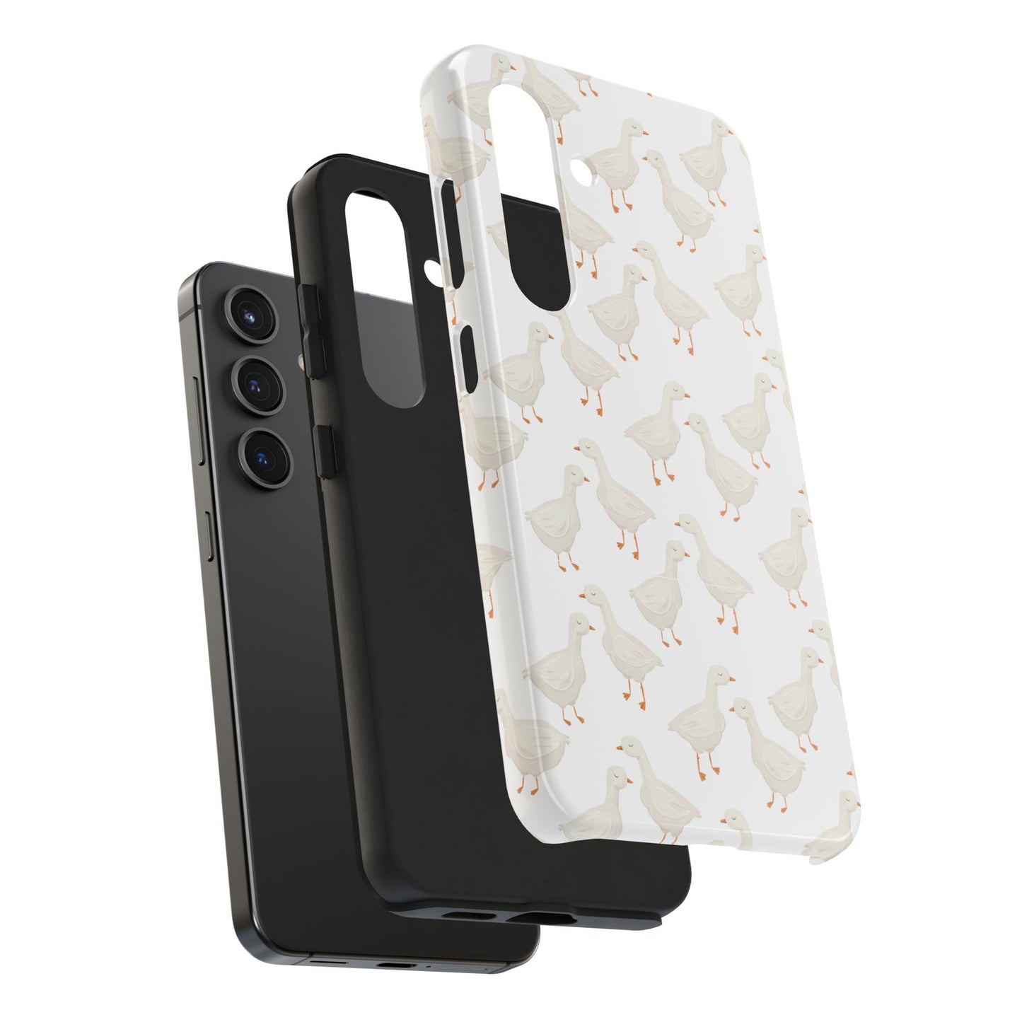 White Goosey - Tough Phone Cases