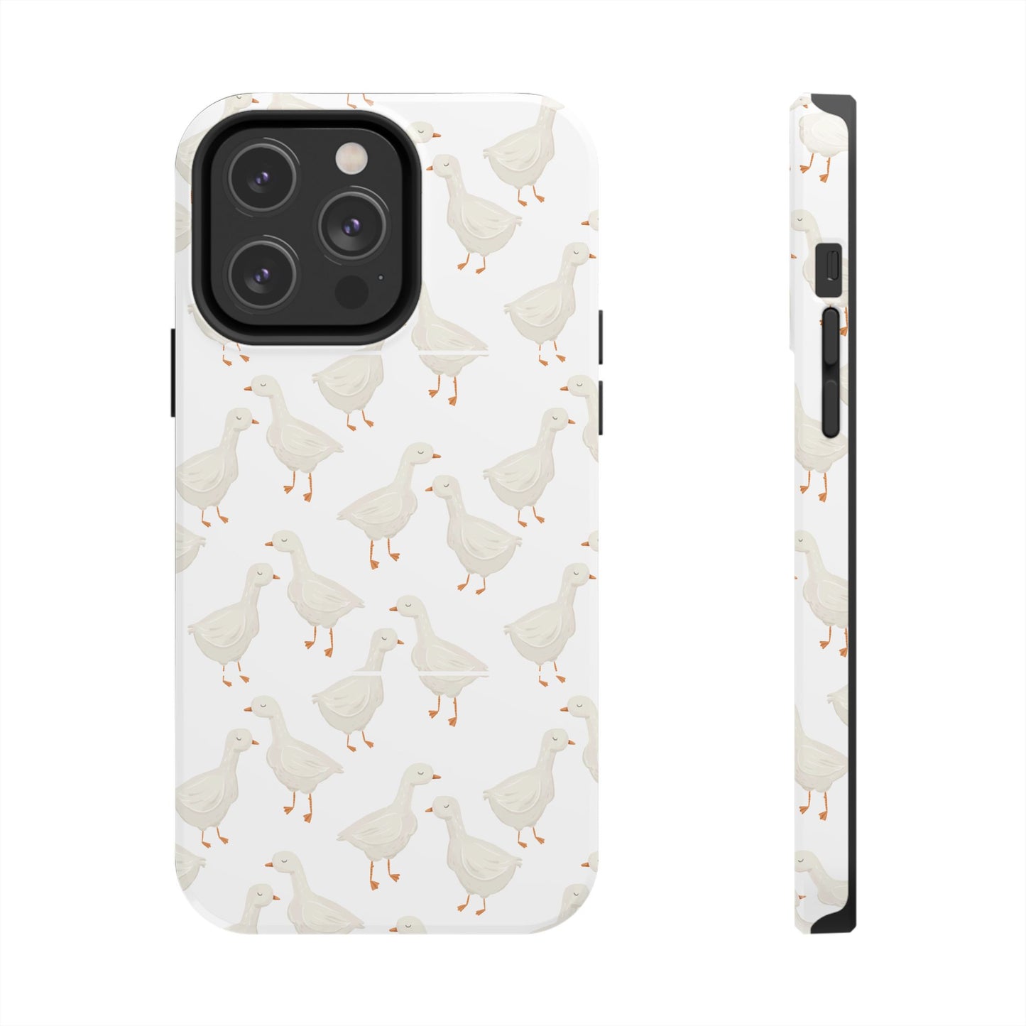 White Goosey - Tough Phone Cases