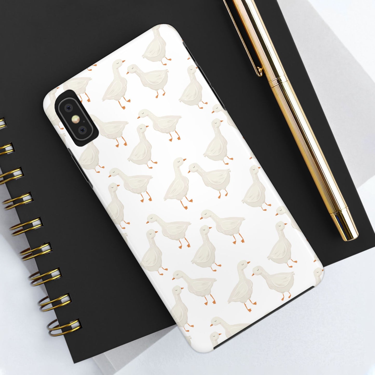 White Goosey - Tough Phone Cases