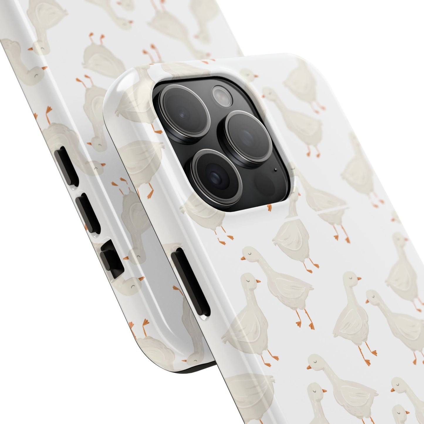 White Goosey - Tough Phone Cases