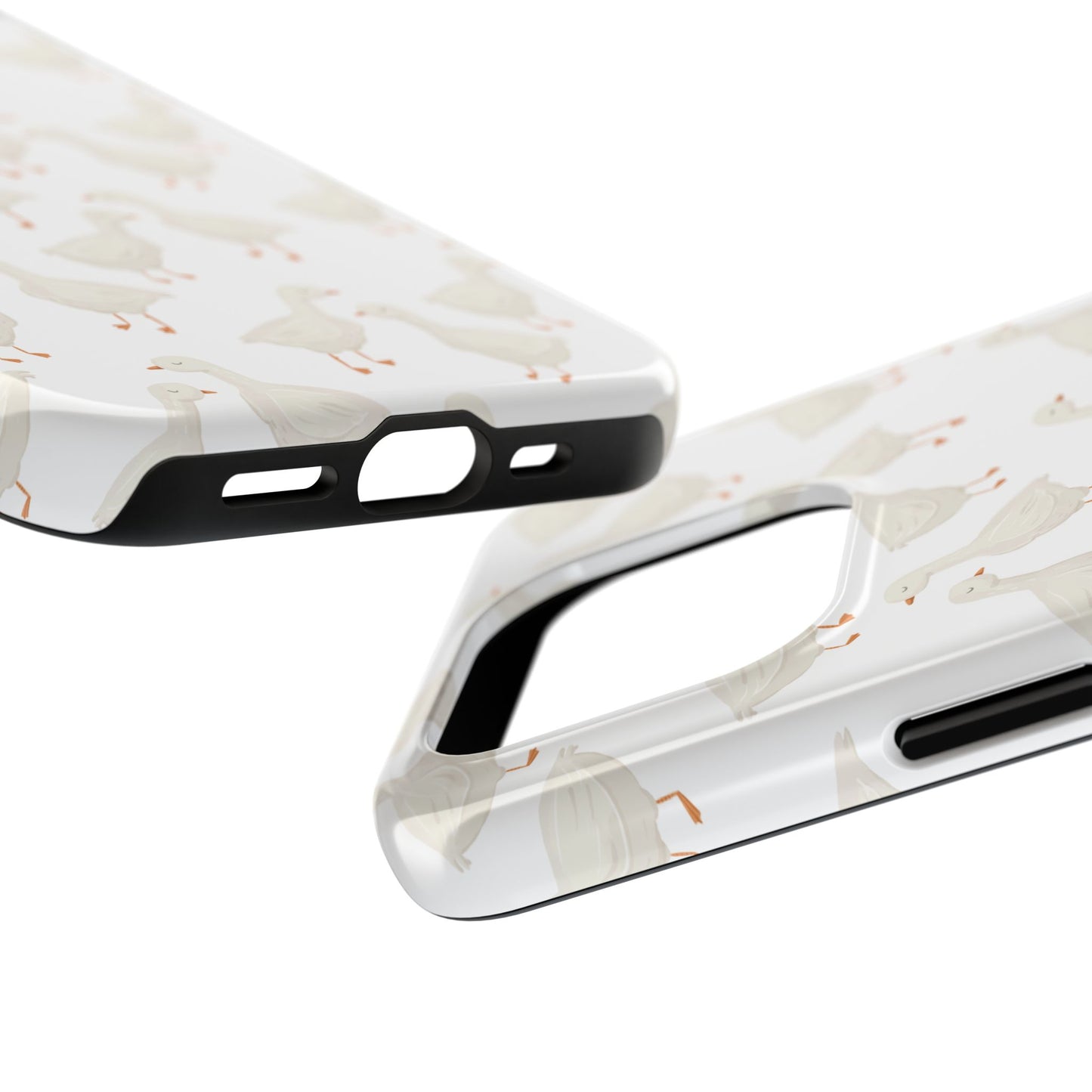 White Goosey - Tough Phone Cases