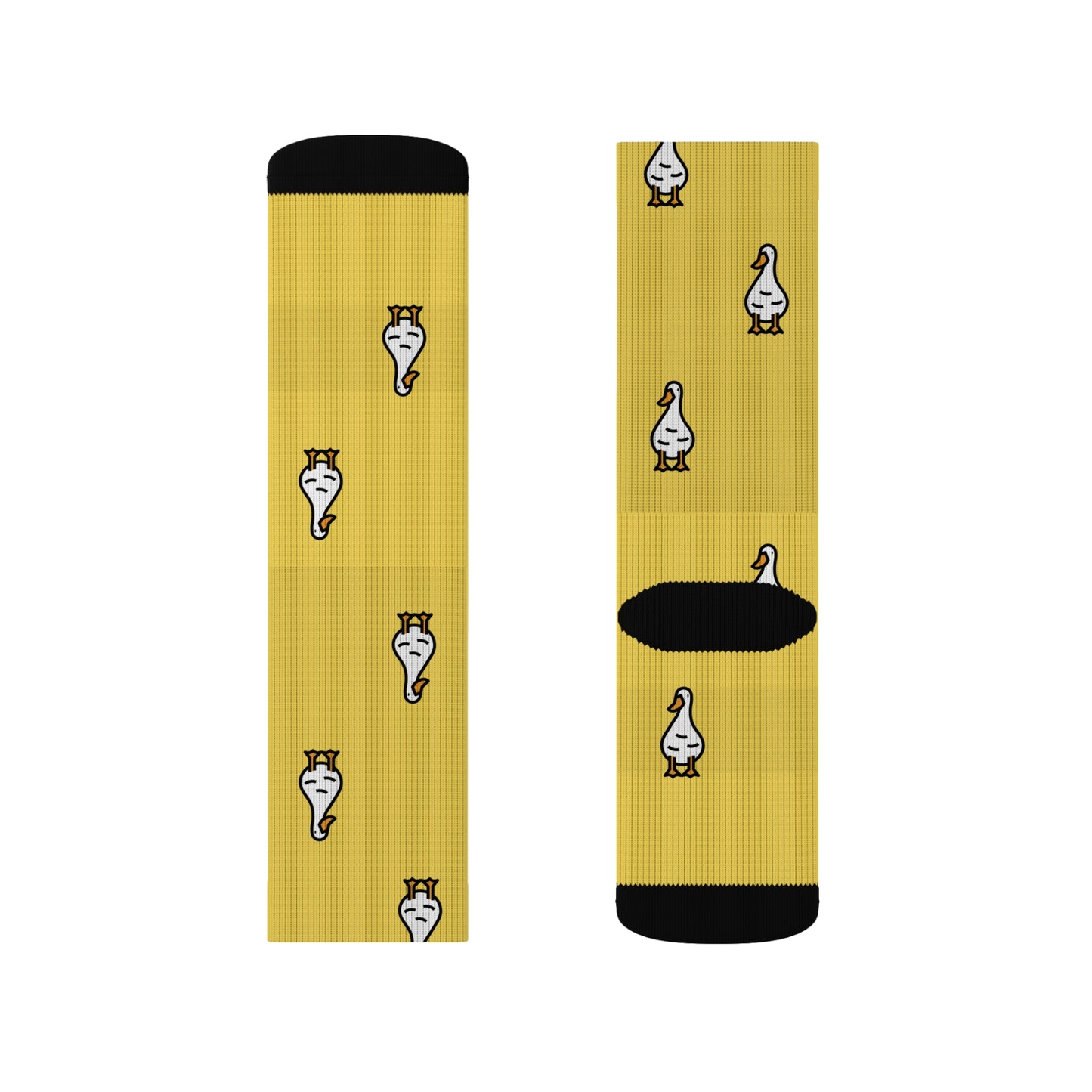 Mother Duck Striped Socks
