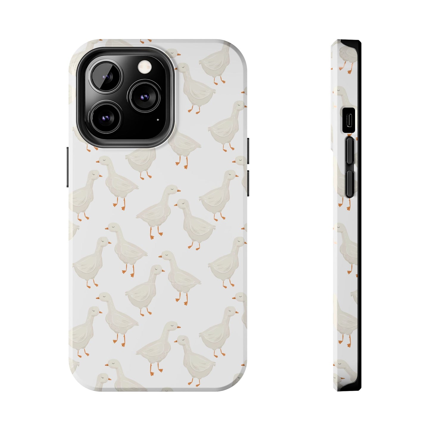 White Goosey - Tough Phone Cases