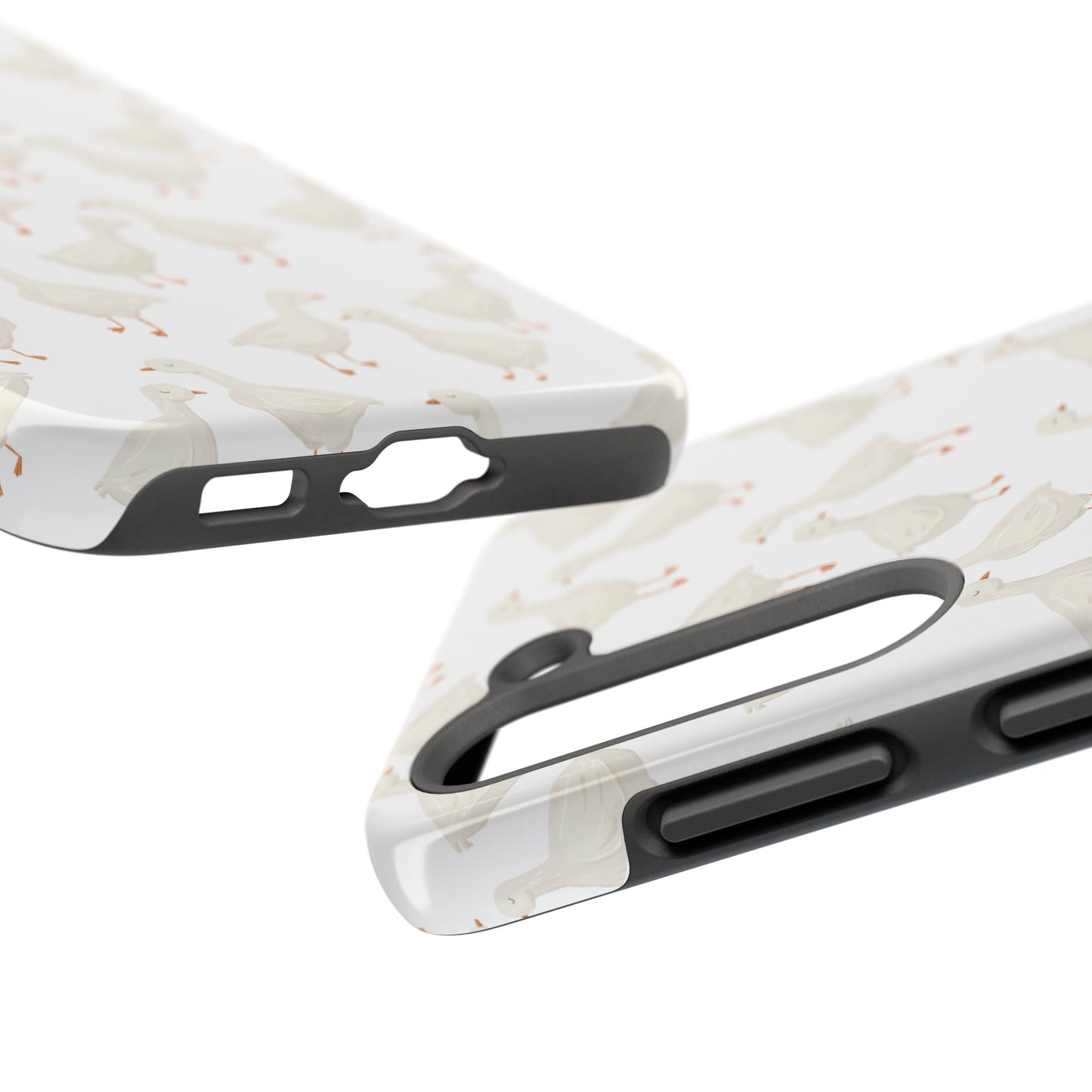 White Goosey - Tough Phone Cases