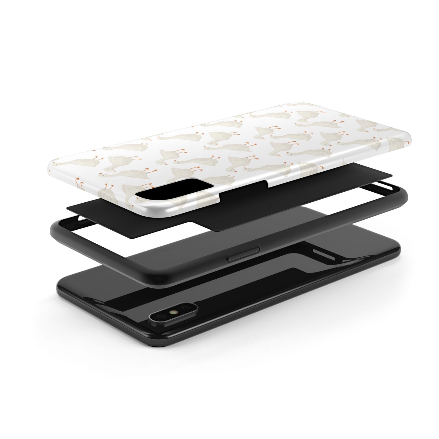 White Goosey - Tough Phone Cases