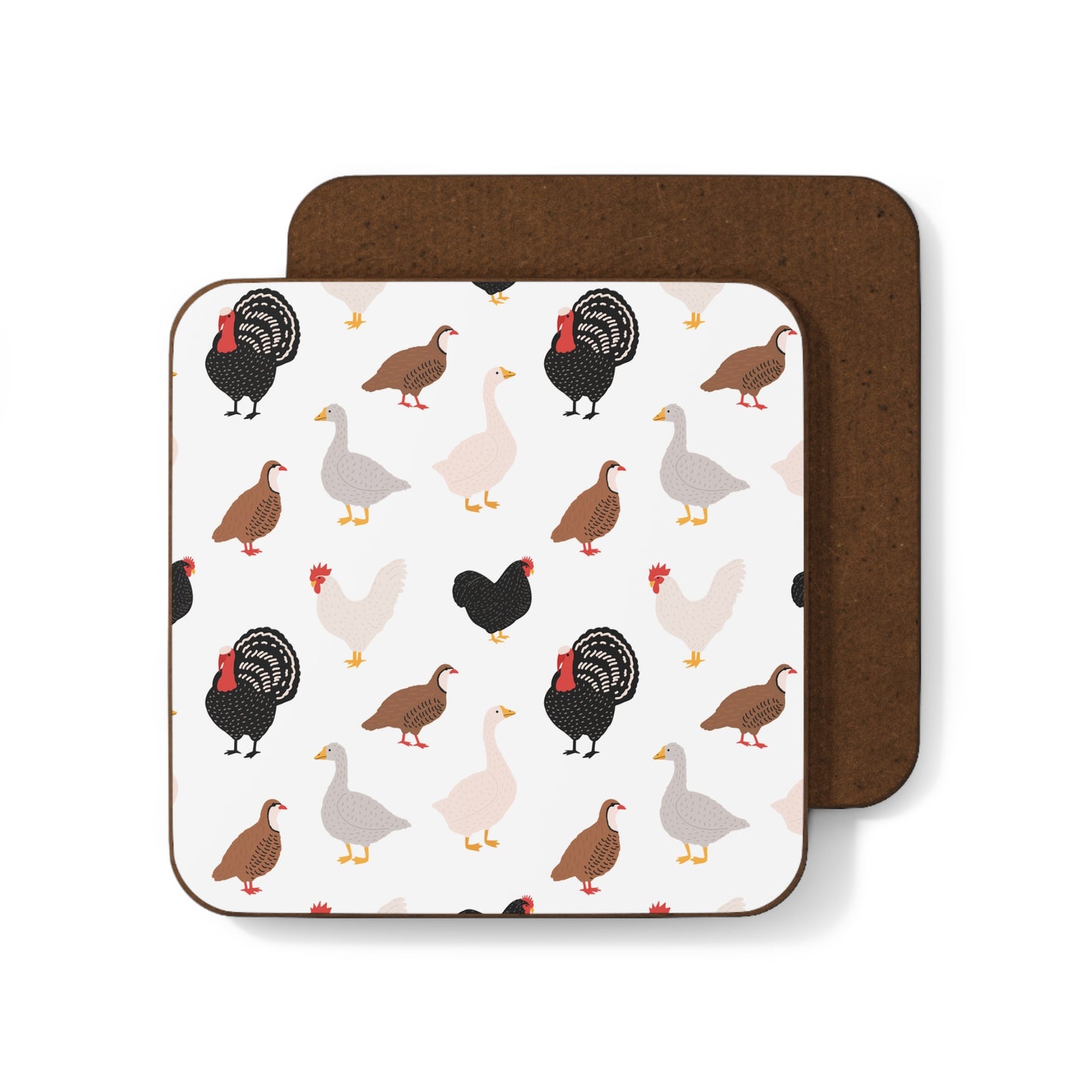 Flock Squad - Hardboard Back Coaster
